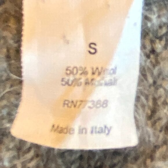 Vintage J Crew Italian Mohair Wool Sweater Sage Quiet Luxury Heritage Preppy-S - Picture 10 of 11